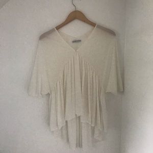 Zara white blouse